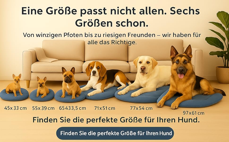 Подушка для собак та котів, овальна, велика, 77 x 54 см, Firenze, блакитна