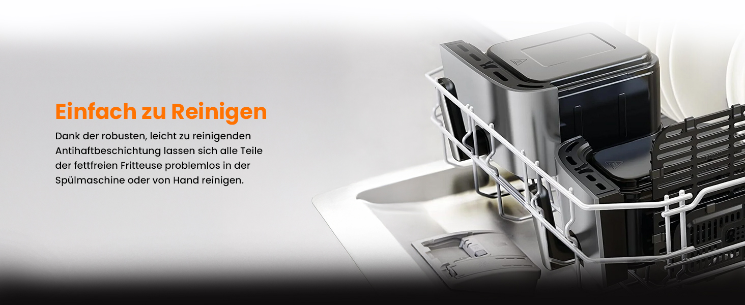 Фритюрниця Extralink 1400W з гарячим повітрям, 4.2L, 10 функцій приготування, LED-дисплей, економна, 90% менше жиру