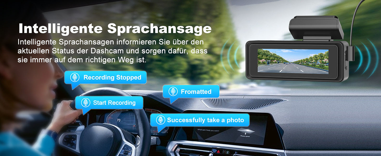 Відеореєстратор CHORTAU 4K+1080P з двома камерами, WiFi, LCD 2.99