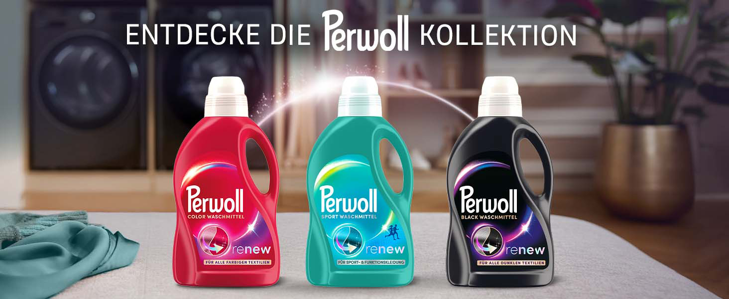 Рідкий засіб для прання спортивного одягу Perwoll Sport, для функціональної тканини, видаляє запахи та зберігає еластичність, 1.35 л (набір 4 шт)