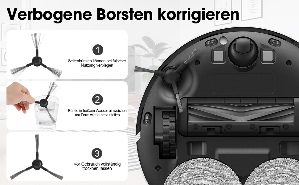 Запчастини для Dreame X30 Ultra / L10s Ultra Gen2 / L10s Pro Ultra Heat / L40 Ultra AE / Mova E30 Ultra: комплект аксесуарів (2 основні щітки, 4 фільтри, 4 ганчірки для миття, 4 бічні щітки, 4 пилозбірники)