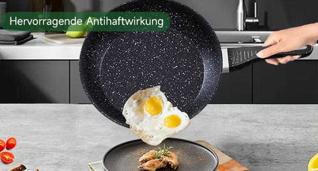 Scheffler Nonstick Fry Pan Set - 20/24/28cm - Compatible with All Cooktops