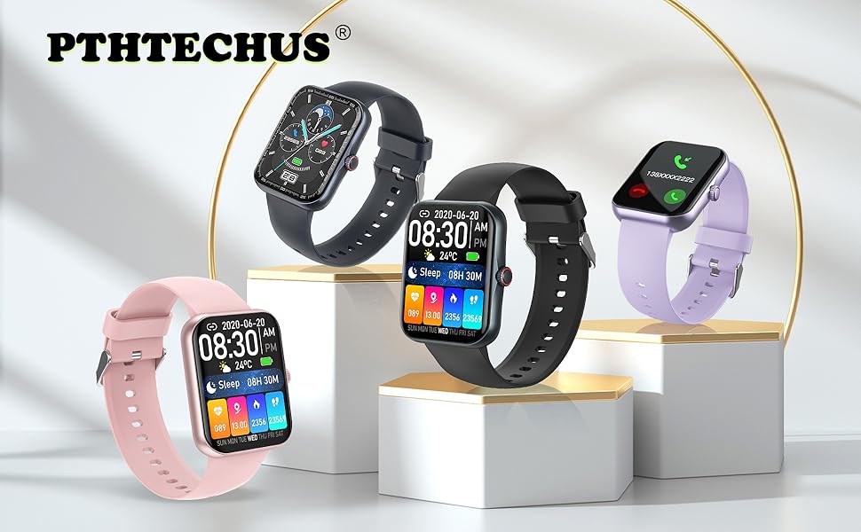 Дитячий розумний годинник Smartwatch Kinder з 1.83 HD сенсорним екраном, фітнес-трекер, водонепроникний (IP68), крокомір, будильник, 37 спортивних режимів, телефон для дітей (Чорний)