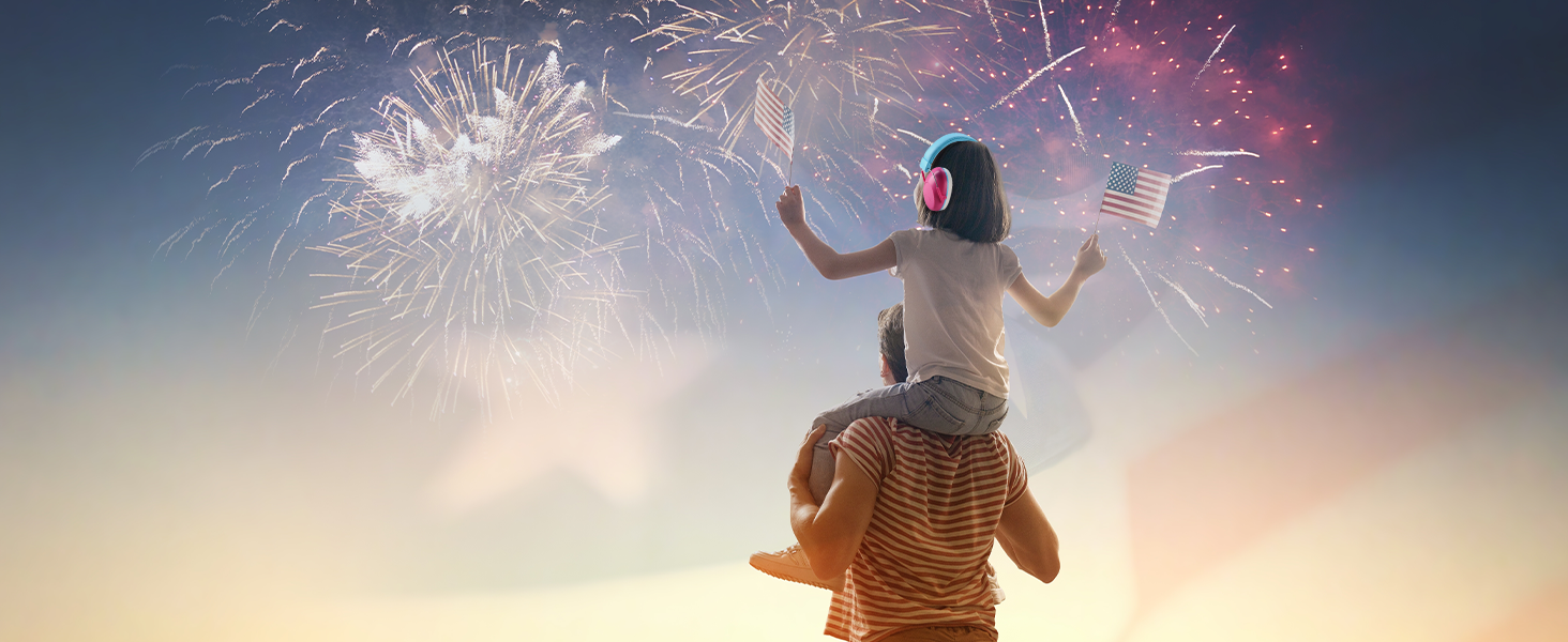 Навушники для захисту від шуму ProCase для дітей, червоно-сині