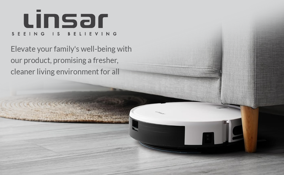 Робот-пилосос з функцією миття - 3 в 1. З пультом дистанційного керування, акумулятор 120 хв, для твердих підлог, килимів, шерсті тварин. Чорний.