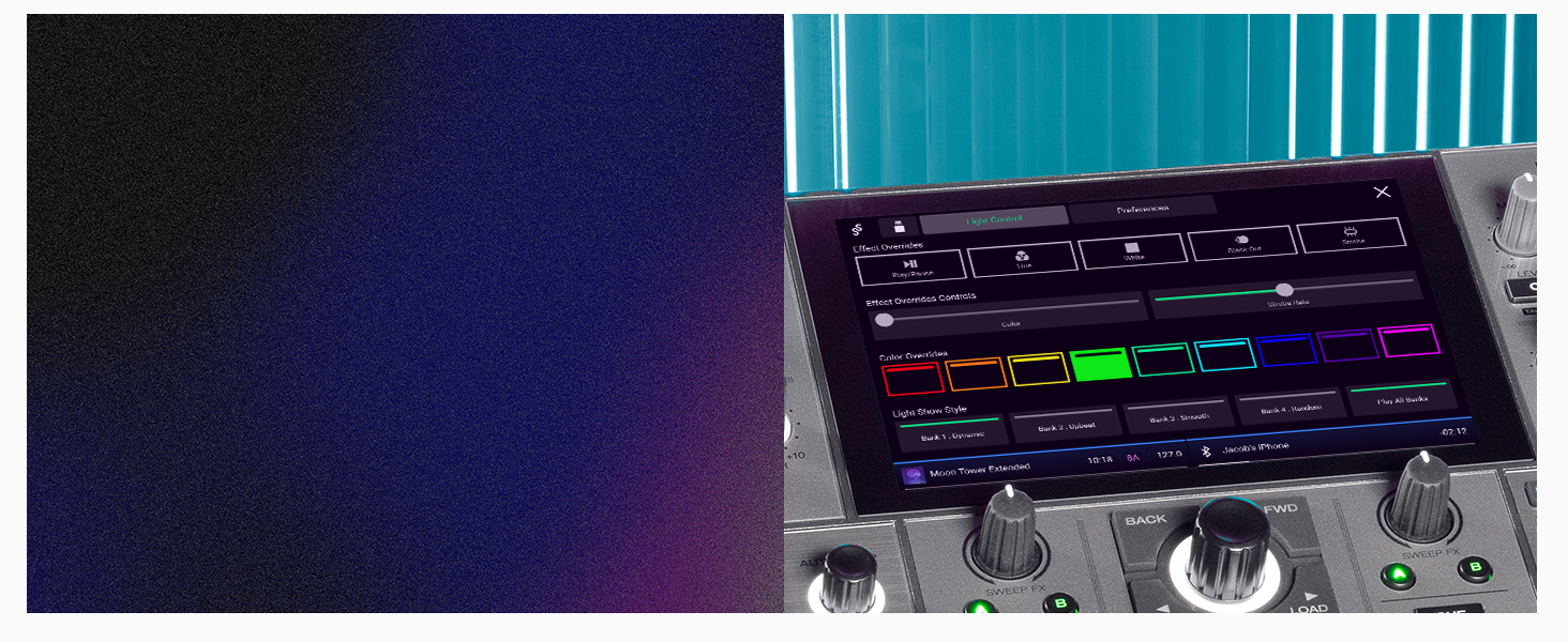 Denon DJ PRIME GO+ - Портативний DJ контролер та мікшер з розділенням STEM, 2 деки, Wi-Fi, Bluetooth, керування світлом, 7