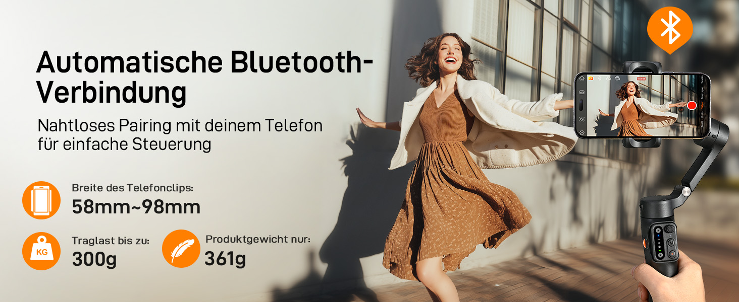 Hohem iSteady X3 SE - Стабілізатор для смартфона, 3-осьовий, чорний