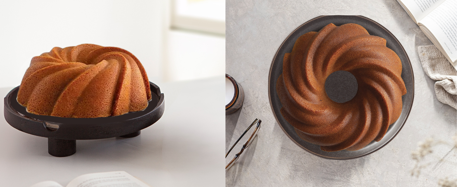 Форма для кексу Erreke Gugelhupfform, 24 см, 2.5 л, з антипригарним покриттям, професійна якість