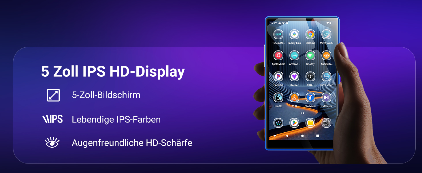 MP3 плеєр Mechen 160GB Android 5