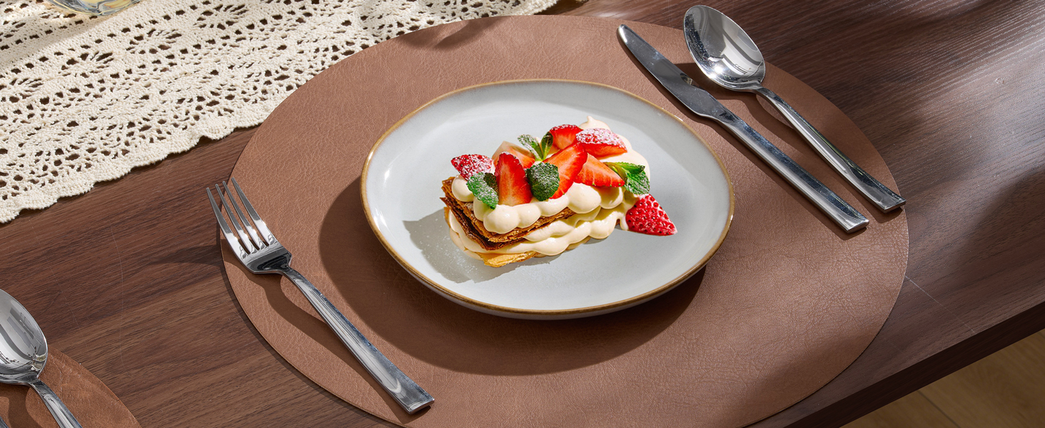 Сервіз Joyfair на 6 осіб, 24 предмети, кераміка, тарілки для їжі, десертні тарілки, миски для каші, сумісний з мікрохвильовою піччю та посудомийною машиною, колір: реактивне мушлеве біле