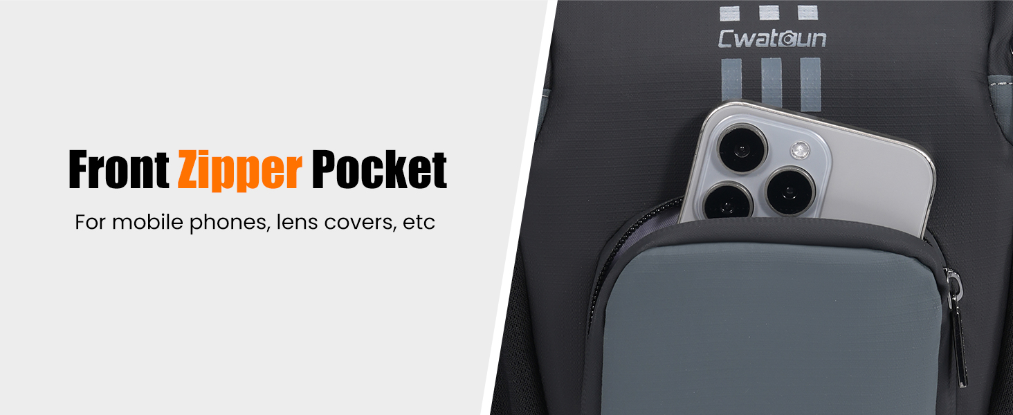 Чорна сумка для цифрової камери Cwatcun: DSLR, Canon, Nikon, Sony, з відділенням для об'єктивів