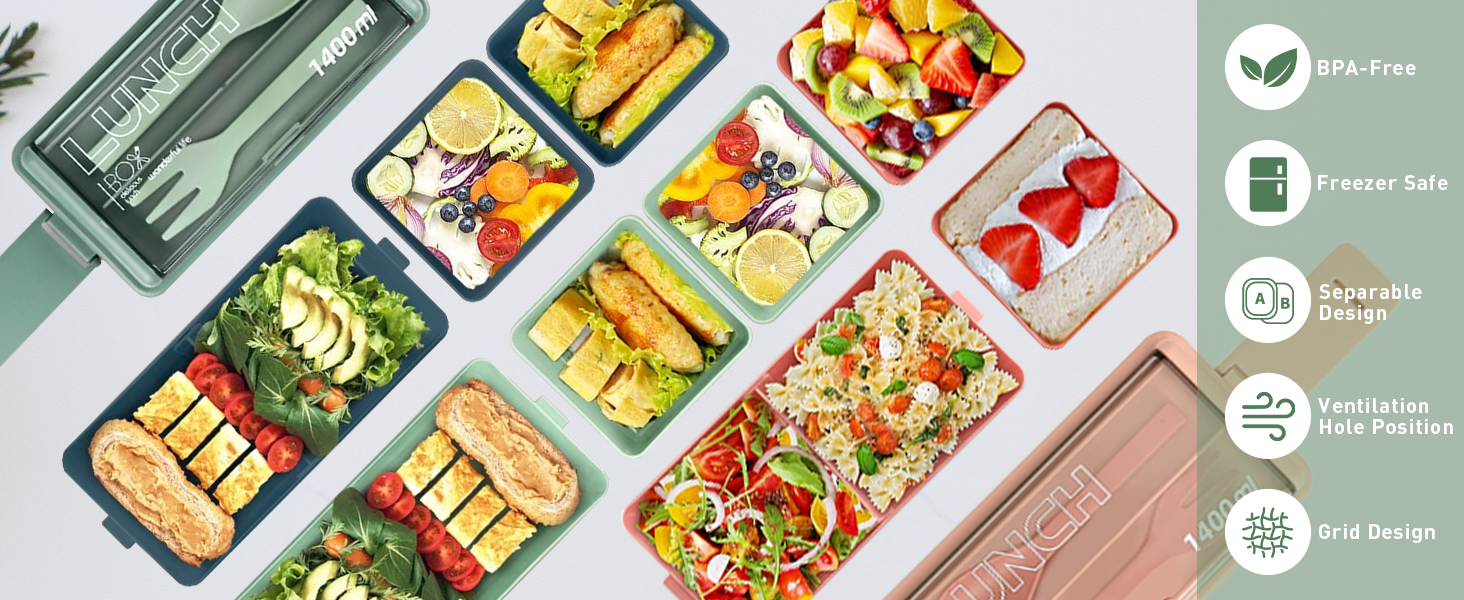 Електрична обідовниця з підігрівом 1.5L, портативна, для роботи, сім'ї, кемпінгу, офісу, подорожей, будівництва (зелена)