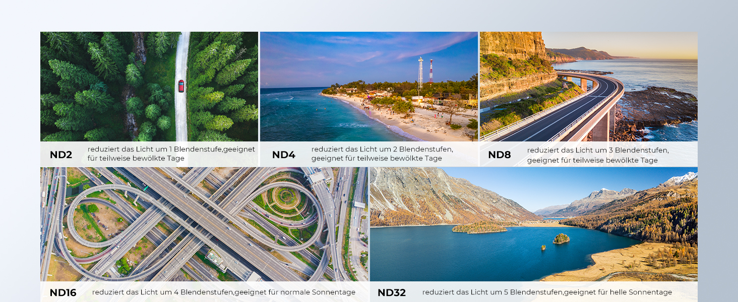 Набір фільтрів K&F Concept Mini 4 Pro: ND, CPL, UV - 6 шт. (ND2-32, ND32-512, CPL, UV) для DJI Mini 4 Pro