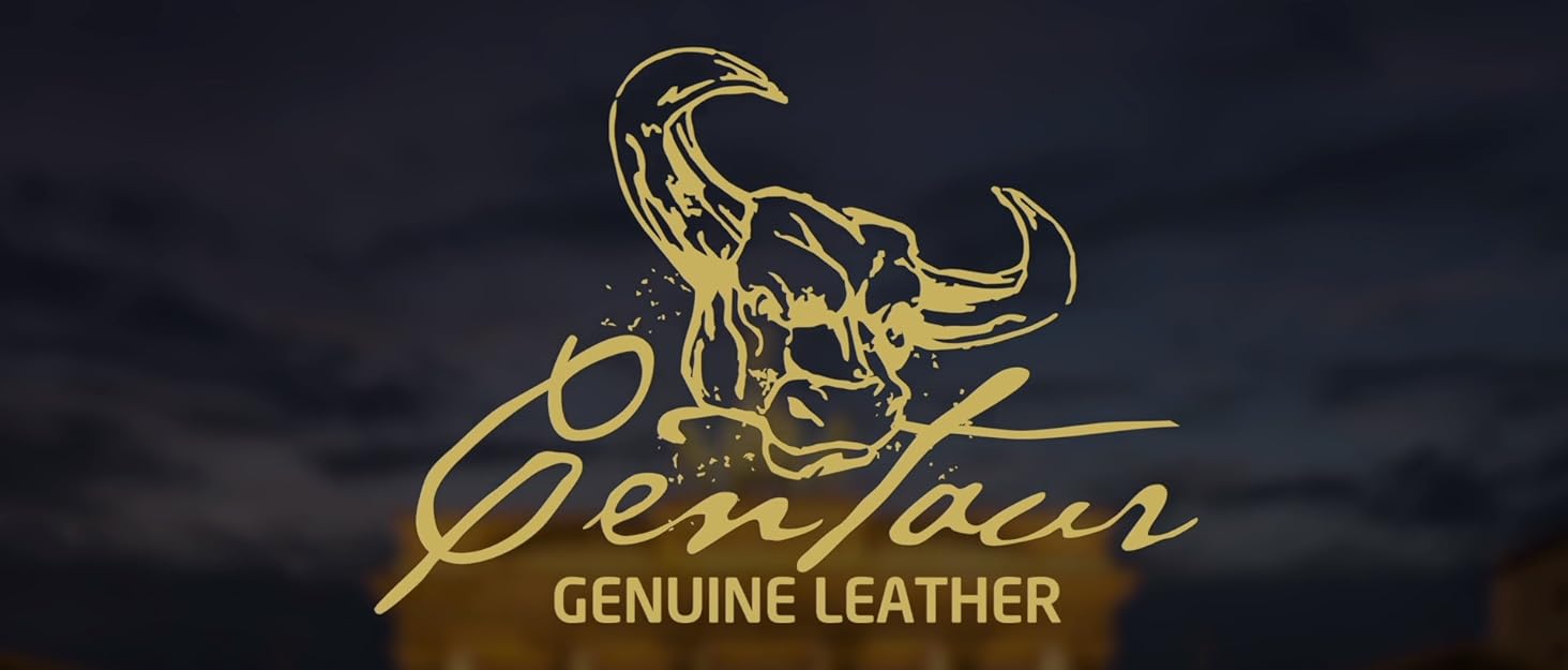 Декоративна подушка Centaur з натуральної шкіри, 50x40 см, горіхова, для дивана або спальні