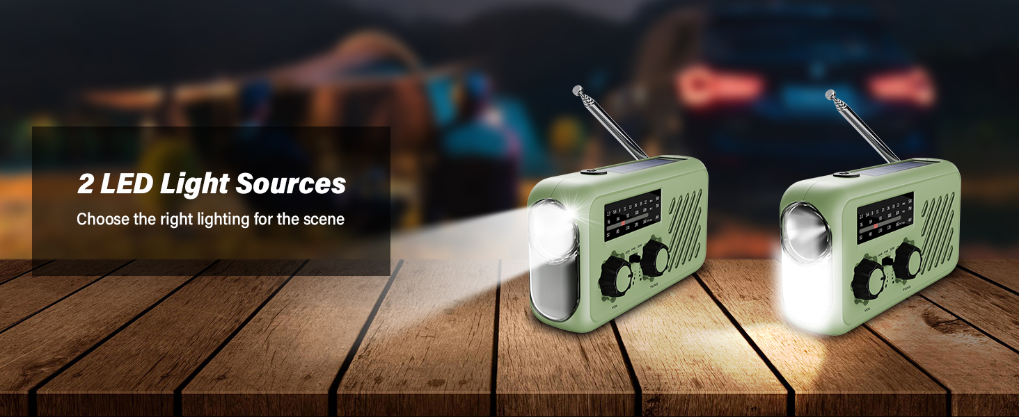 Радіо Kurbelradio – світоприймач для екстрених ситуацій з ручним заводом, сонячною батареєю та USB-зарядкою. Радіо з Power Bank 2000mAh, LED-ліхтарем, SOS-сигналом, FM/AM/SW. Компактне радіо для походу та надзвичайних ситуацій