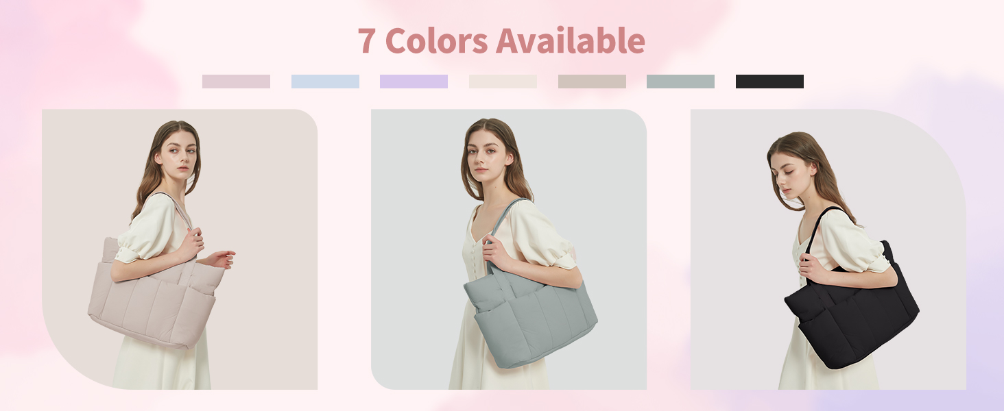 Сумка жіноча Narwey Shopper бежева, велика, легка - для роботи, навчання, як сумка для вчителя з багатьма кишенями