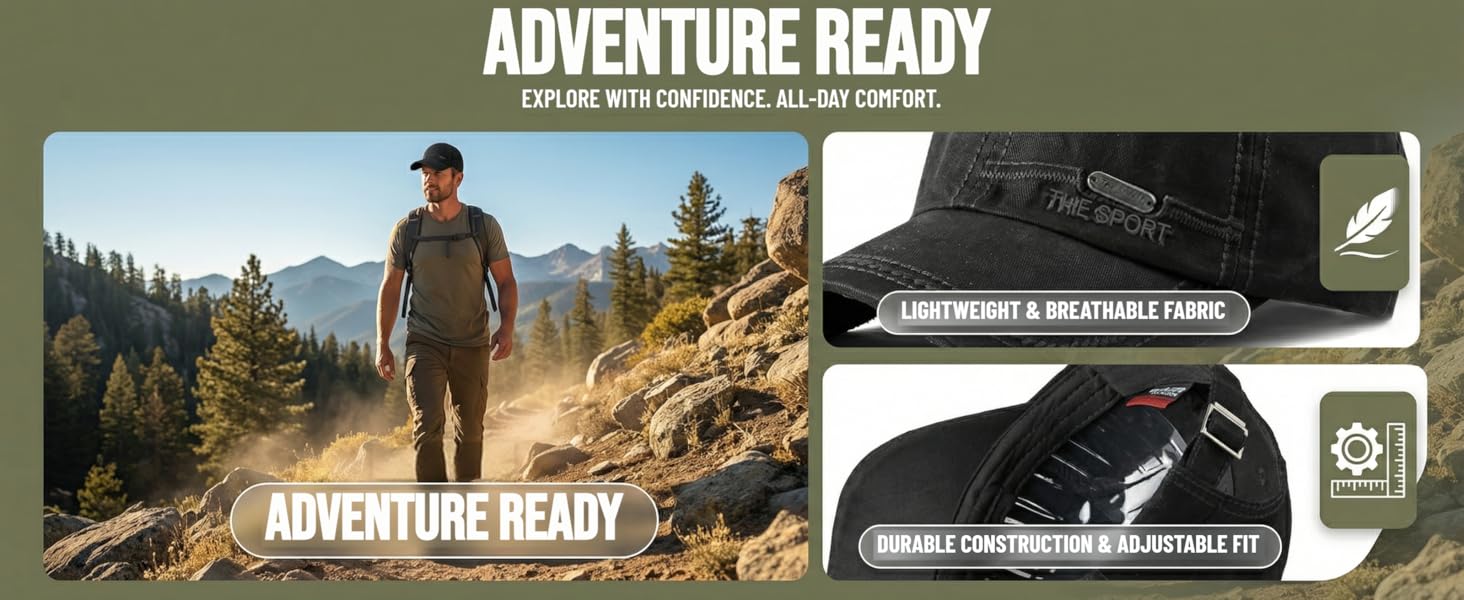 Кепка бейсболка YAMEE унісекс чорного кольору, для чоловіків та жінок, підходить для активного відпочинку, риболовлі та кемпінгу