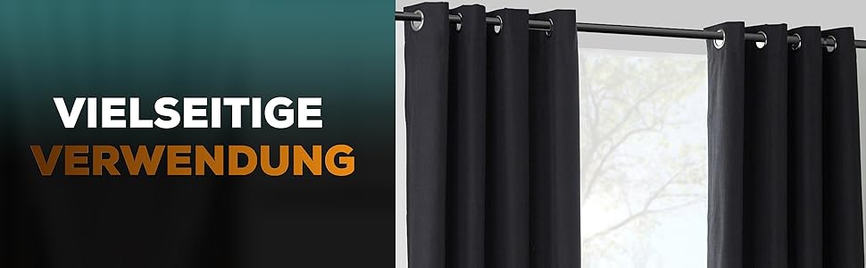 Штанга для штор без свердління 370-420 см, чорна, Ø 32 мм - штанга для кріплення штор, душової кабіни, дверей та шафи