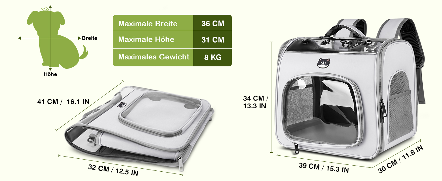 Рюкзак для котів та маленьких собак ALLSOPETS, дихаючий, з фронтальною відкривачкою та страхувальним ремінцем, для подорожей, прогулянок та хайкінгу (Квітково-рожевий)