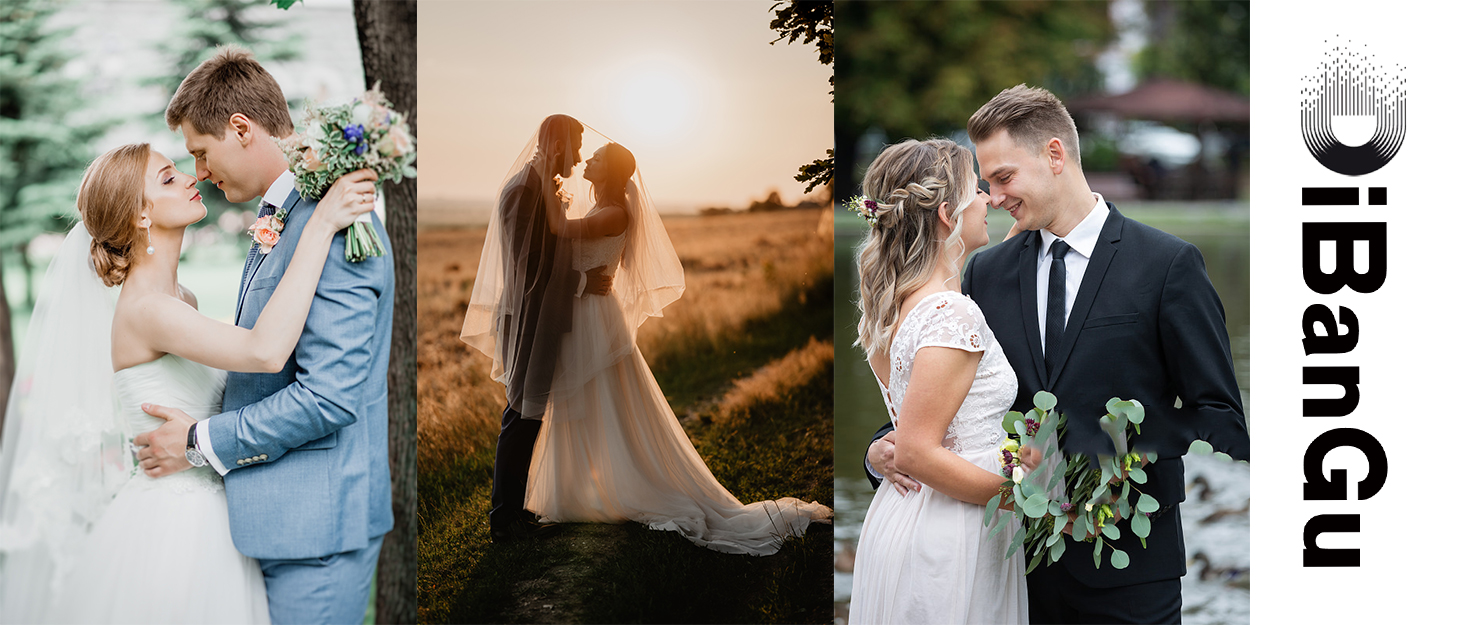 Набір краватка, нагрудна хустинка та запонки DiBanGu для весілля та офіційних заходів (синє)