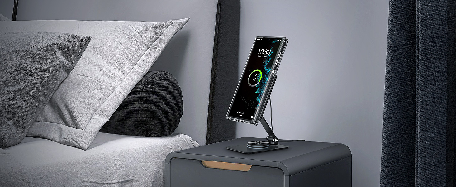 Бездротовий зарядний пристрій MagSafe для Samsung Galaxy S25 Ultra/S24, iPhone 16/15/14, Pixel 10/9 Pro/8, Android, білий/чорний