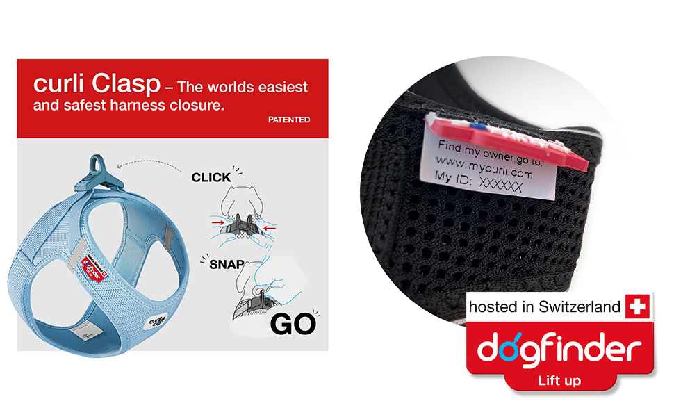 Шлейка для собак Alpine Curli Clasp Vest Harness Light Gray S