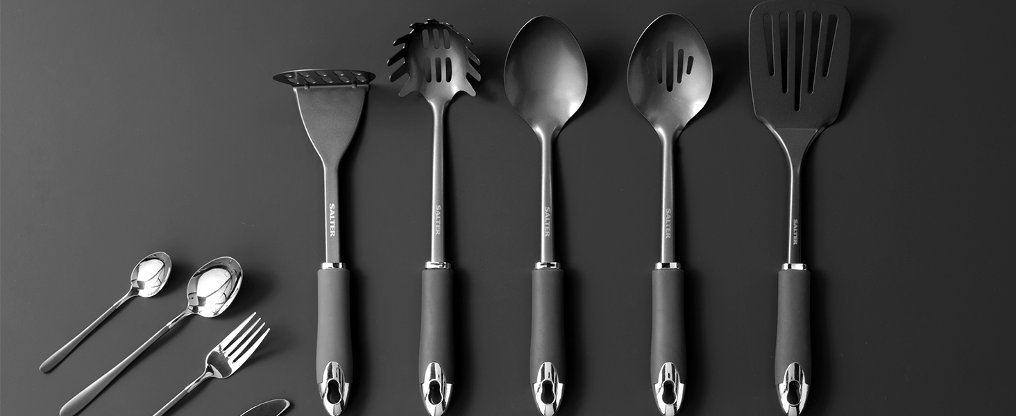 Набір електричних мельниць для солі та перцю Salter – зручне управління однією рукою, керамічний млин, регульований ступінь помелу, м'яке покриття, підсвічений цоколь (Cosmos Grey)