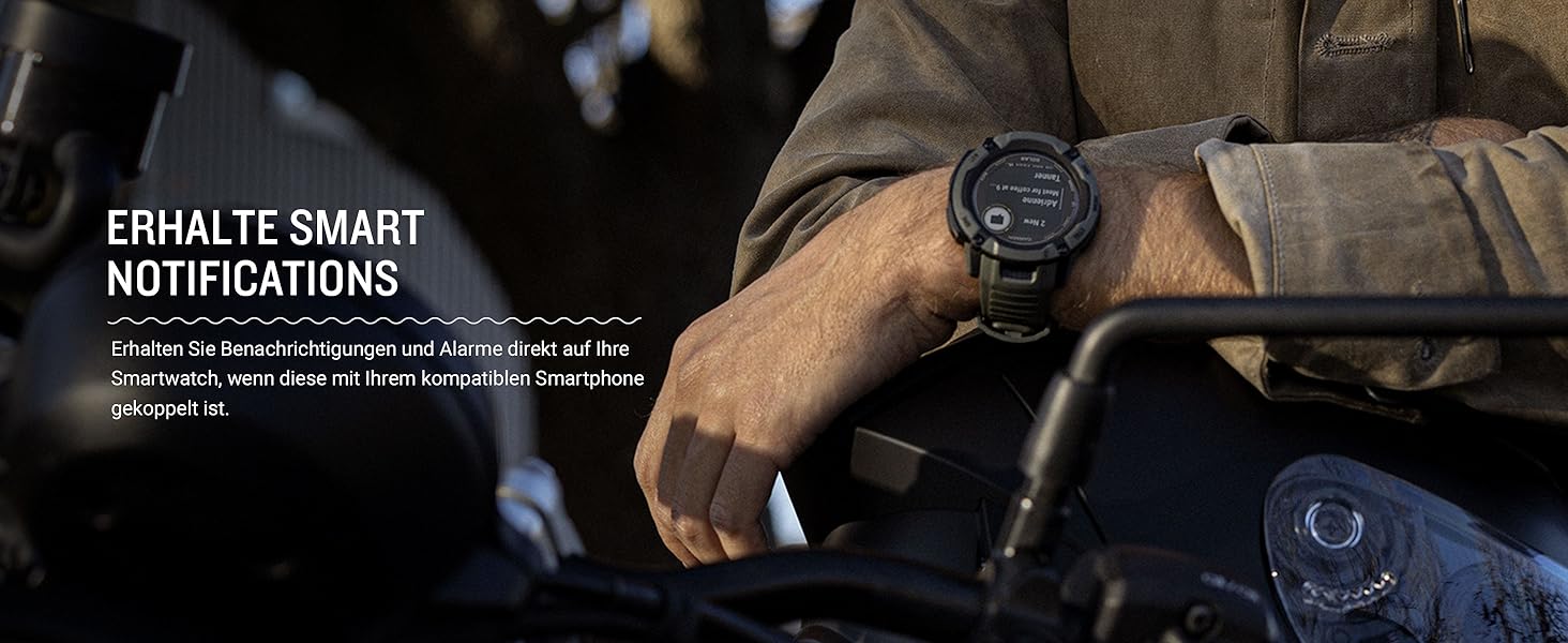 Розумний годинник Garmin Instinct 2 Solar Tactical (50 мм, Чорний) – GPS, 40+ спортивних функцій, аналіз сну