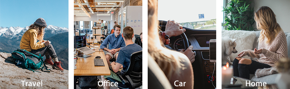 Надувна подушка для шиї HIKENTURE, Ultralight Travel Pillow – зручна подушка для подорожей, літака, авто, поїзда (Турквіс)