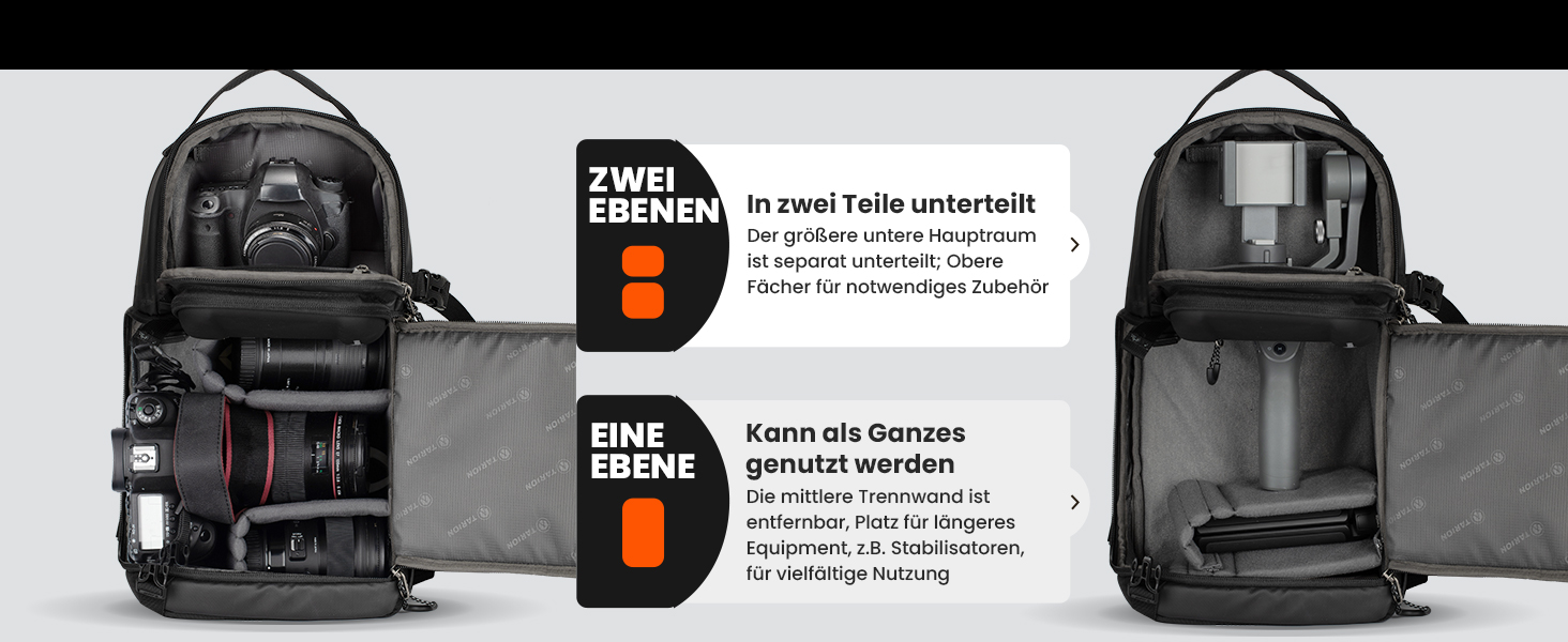 Чохол для камери Tarion: водонепроникна сумка-слінг для фотоапарата DSLR/SLR з дощеміцким чохлом, чорна