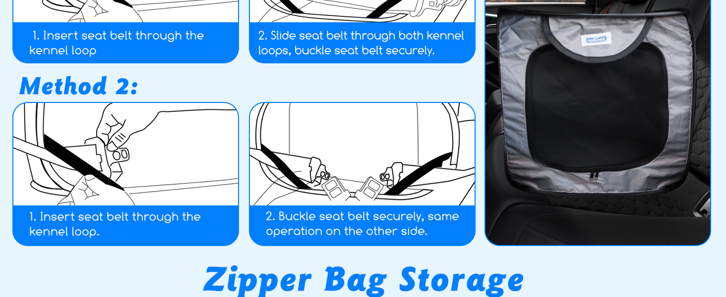 Переносний вольєр для собак та котів у машину Nobleza, складаний вольєр для тварин, 93x54x54 см