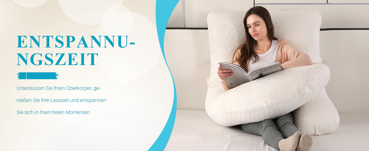 Подушка для вагітних GKXLH – підтримка спини, живота та стегон, J-подібна форма, знімний охолоджуючий чохол, сірий колір