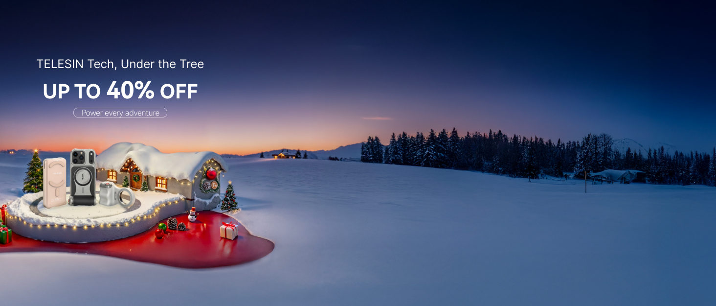 Акумулятори TELESIN 2 шт. з зарядним пристроєм для GoPro Hero 13 Black, сумісні з оригінальними акумуляторами, тризарядний USB-чохол з Type-C кабелем, акумуляторна сумка для Go Pro 13 Black