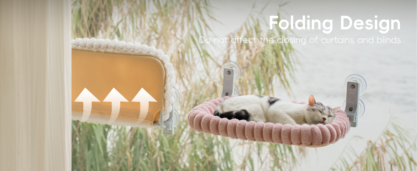 Лежанка для котів EDAGNY на вікно - гамак, м'яка знімною наволочкою, сталевий каркас, до 18 кг (зелений, M)