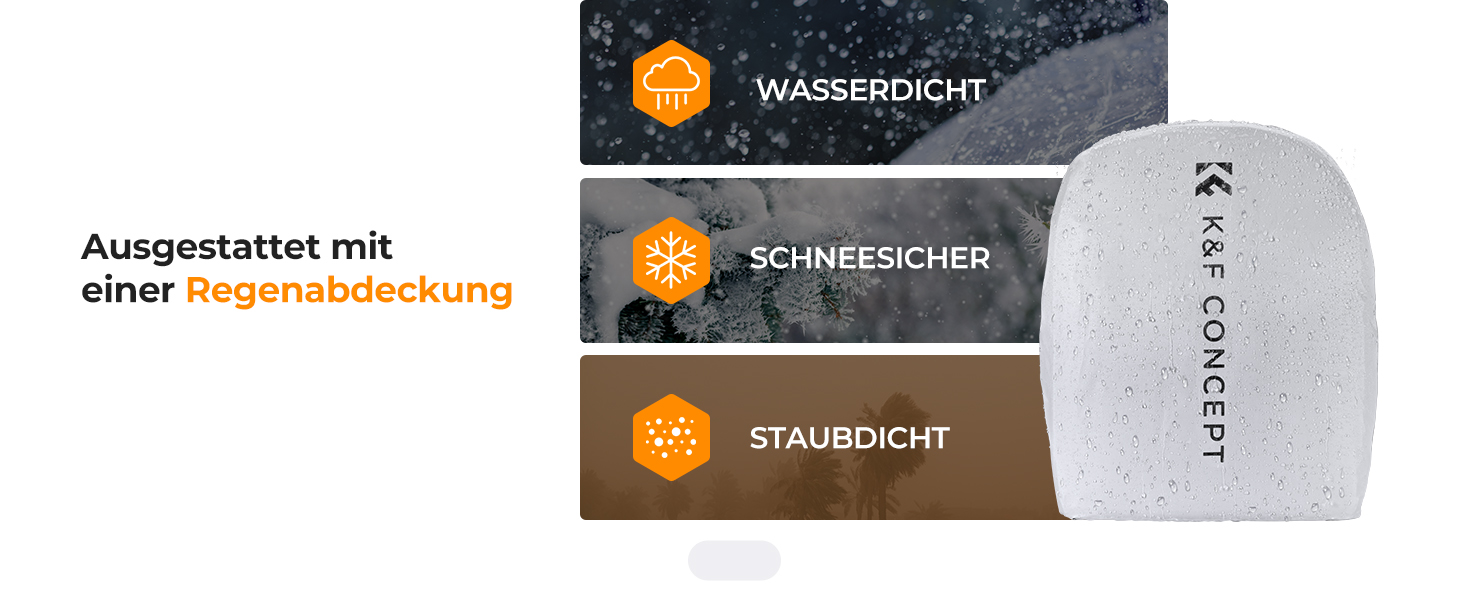 Рюкзак для фотокамери K&F CONCEPT з захистом від дощу, для DSLR/SLR, зелений з імітацією шкіри
