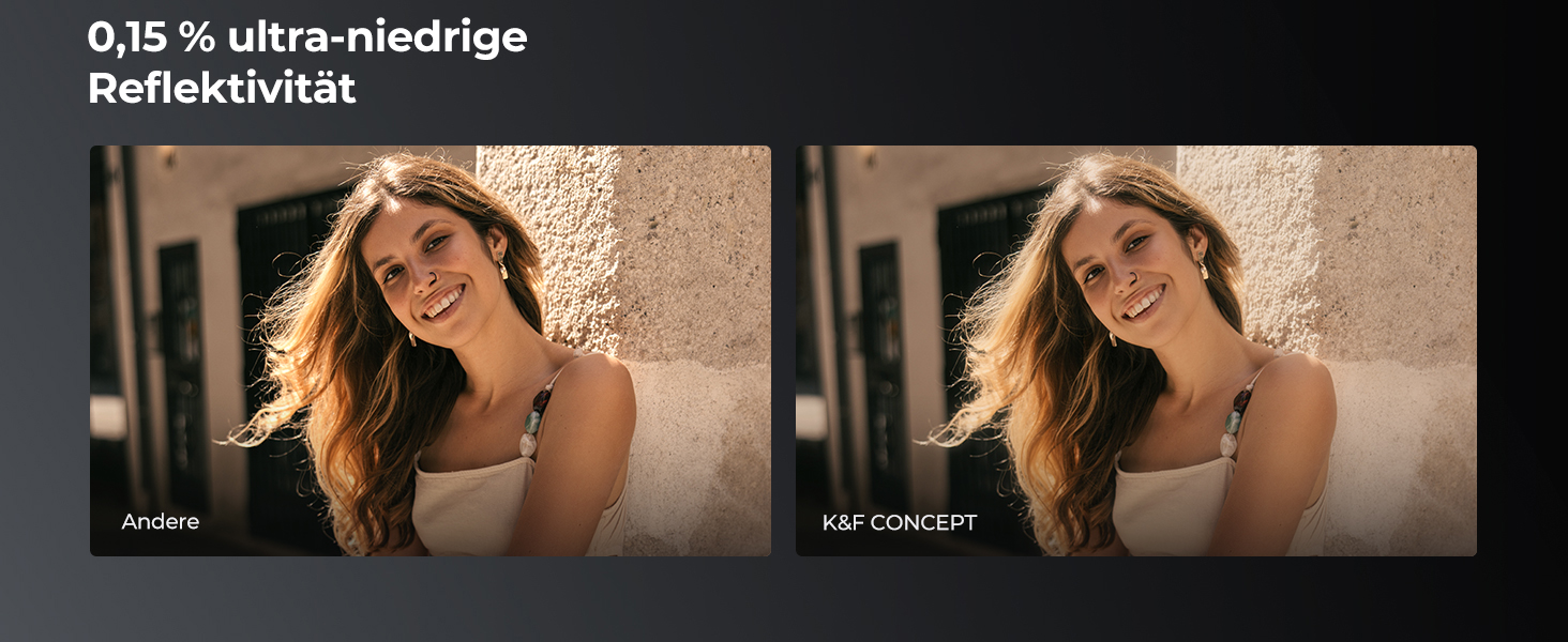 Фільтр K&F Concept 77mm Black Mist 1/4 з низьким відбиттям, оптичне скло з багатошаровим покриттям Nano-Xcel Pro