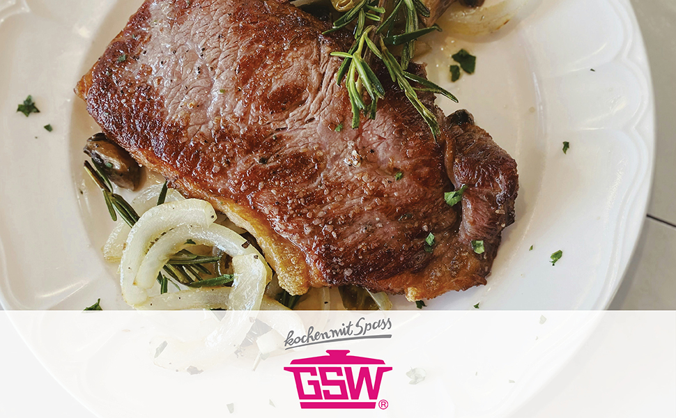 Сковорода Bratpfanne Inoxxa Black з антипригарним покриттям ⌀28 см (36 см) – професійна сковорода з медовою структурою