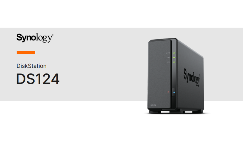 Synology Diskstation DS124 NAS System - без HDD