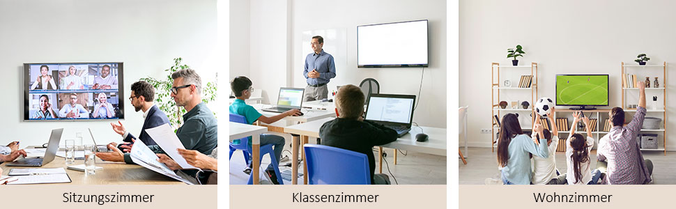 Кріплення для телевізора Ribelli® Schwenkbar Neigbar: поворотне та нахилене, VESA 600x400mm, для телевізорів та моніторів 32-84 дюймів, до 50 кг, підходить для Flat та Curved моделей