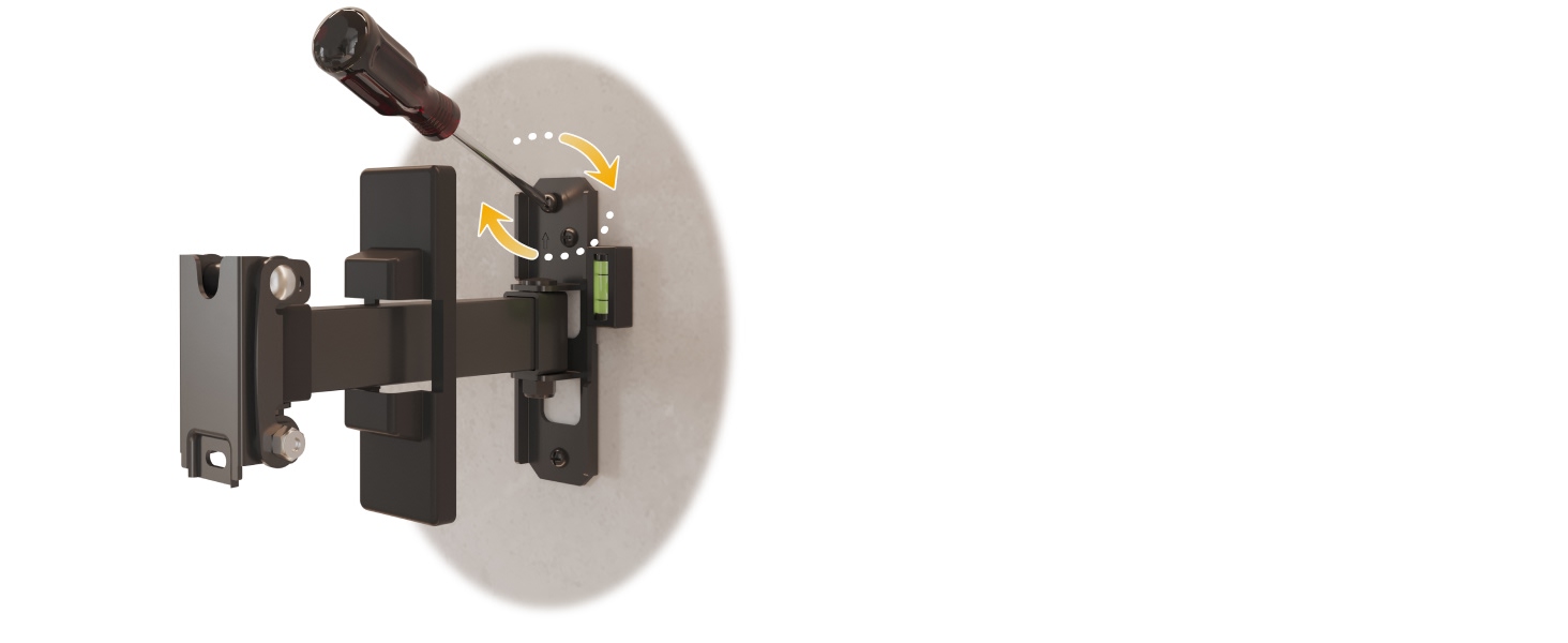 Настінне кріплення для монітора/телевізора RICOO S3911 13-34 дюйми VESA 75x75/100x100 поворотне