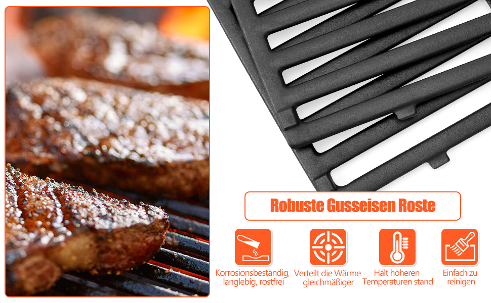 Решітка для гриля Weber Spirit ⅠⅡ 200 серія, Spirit E210/220 S210/220, Jamie Oliver HOME 2 (44,5x26 см)