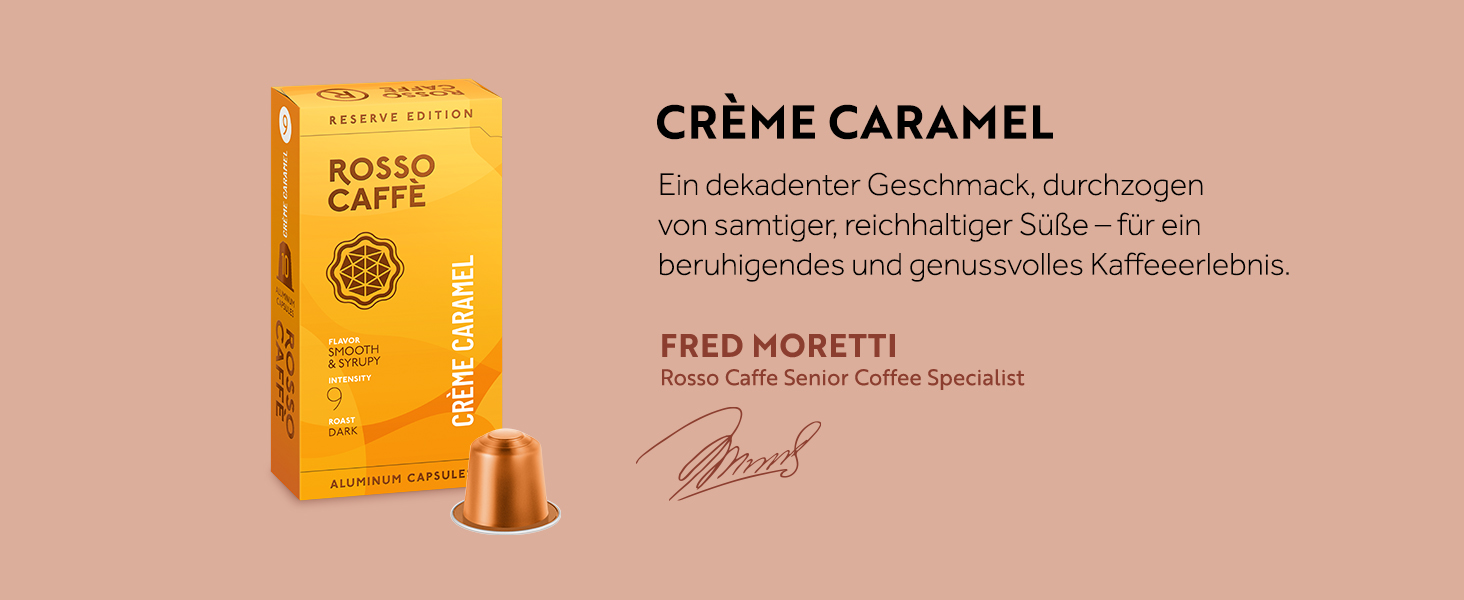 Капсули ROSSO CAFFÈ Nespresso Reserve Edition (80 шт.) - 8 сортів преміум еспресо, суміш, сумісні з Nespresso, Made in Italy