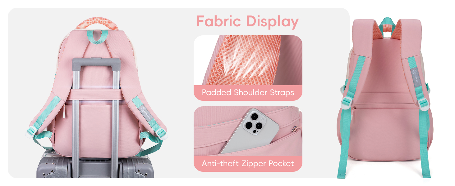 Шкільний рюкзак для дівчаток-підлітків 2025, для школи/гімназії, водонепроникний, для ноутбука 15.6