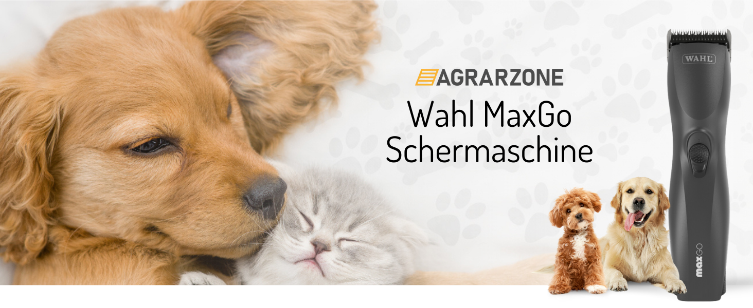 Машинка для стрижки собак та котів Moser Max Go - акумуляторна, з набором гребінок, для довгошерстих порід