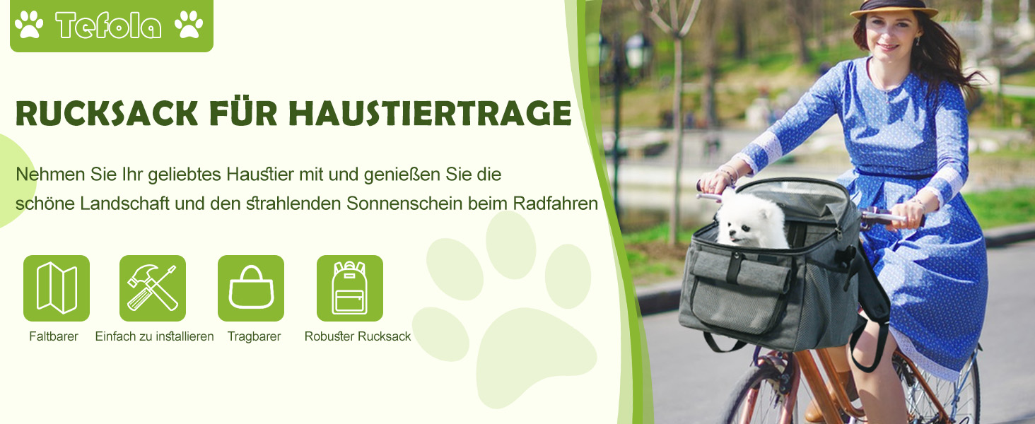 Корзина для собак на велосипед, передня, складана, водовідштовхувальна, сіра