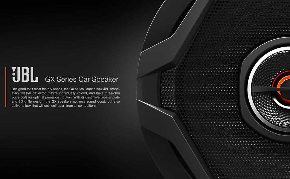 Автомобільні колонки JBL GX602 2-смугові 180 Вт 16,5 см Harman Kardon — динаміки для авто, акустика, автозвук