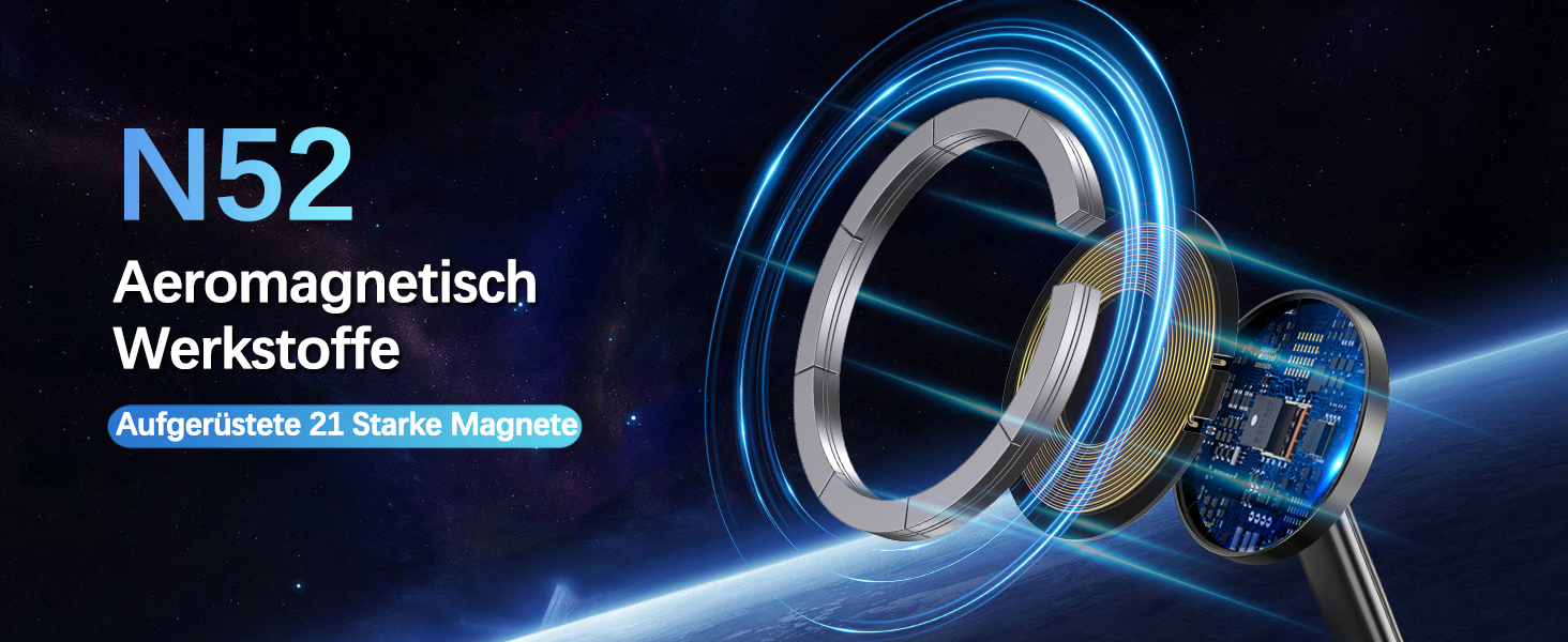 Бездротова зарядка MagSafe для iPhone 15/14/13/12, AirPods 3/2/Pro, 15W, з підсвічуванням