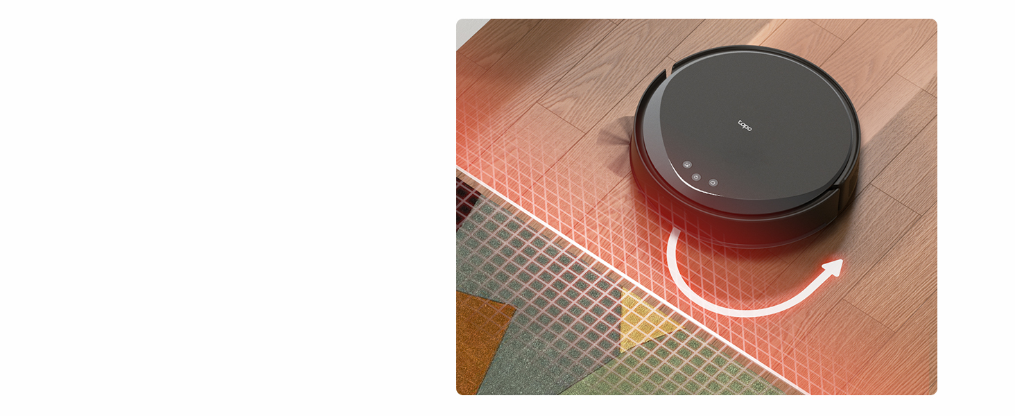 Робот-пилосос Tapo RV20 Max Plus з функцією миття та автоматичною станцією самостійного очищення, 5300Pa потужність всмоктування, 83 мм товщина, сумісний з Alexa & Google Assistant, керування через додаток