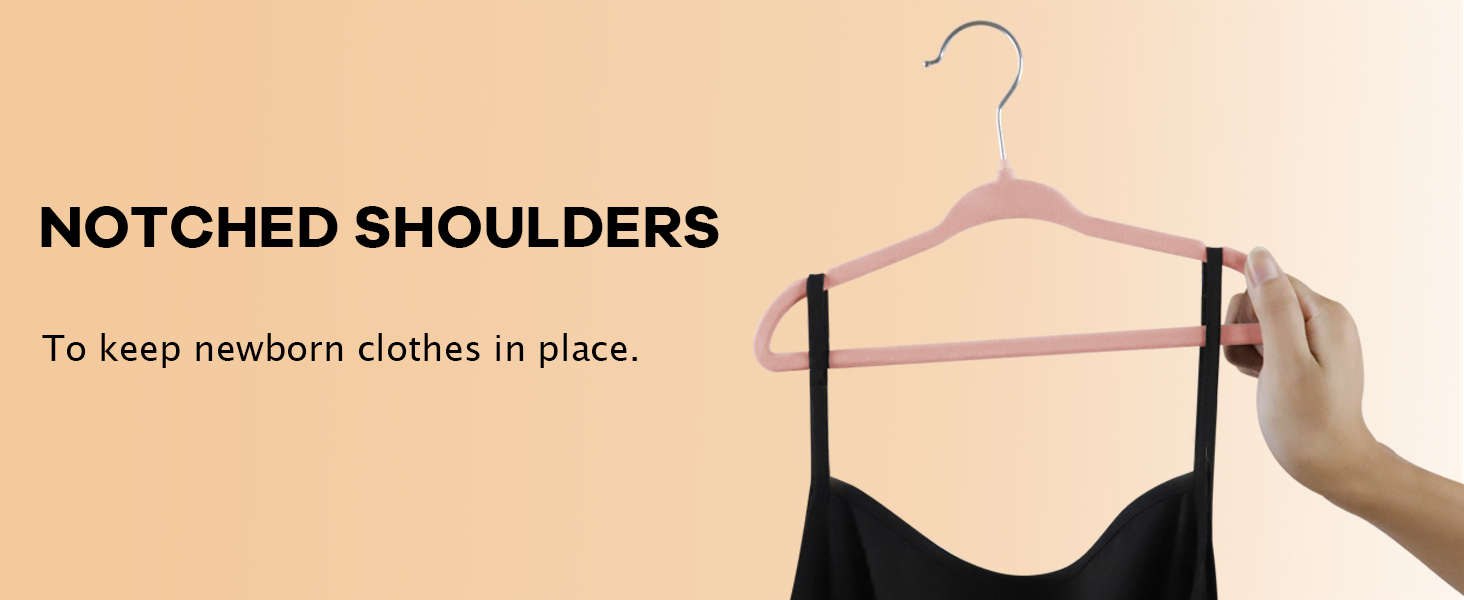 Набір вешалок для дитячого одягу ManGotree з оксамитовим покриттям (30 шт.)