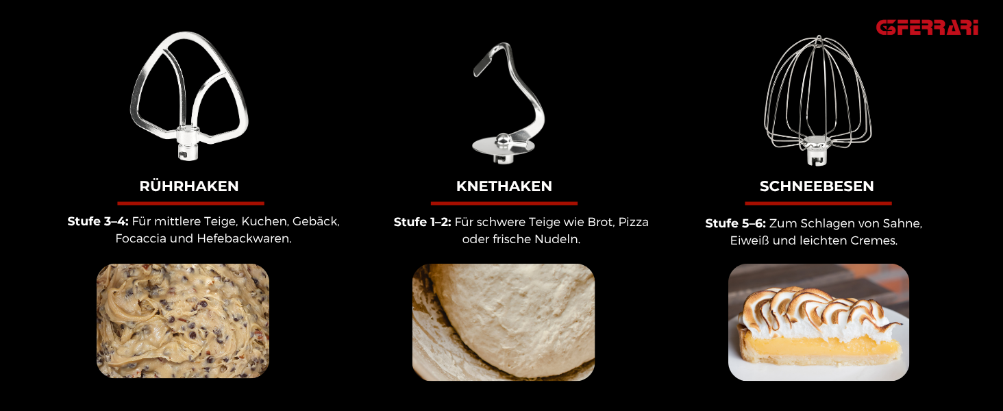 Планетарний міксер G3 Ferrari Pastaio, нержавіюча сталь, антрацит